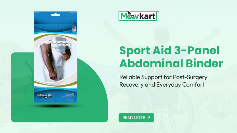 Sport Aid 3-Panel Abdominal Binder: Reliable Support for Post-Surgery Recovery and Everyday Comfort