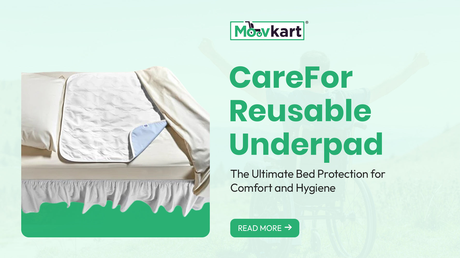 Salk CareFor Reusable Underpad – The Ultimate Bed Protection for Comfort and Hygiene