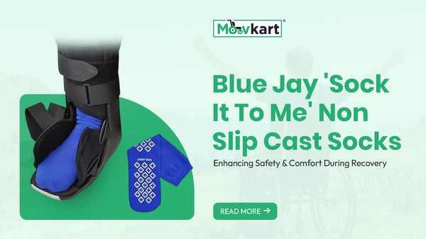 Blue Jay 'Sock It To Me' Non-Slip Cast Socks: Enhancing Safety and Comfort During Recovery