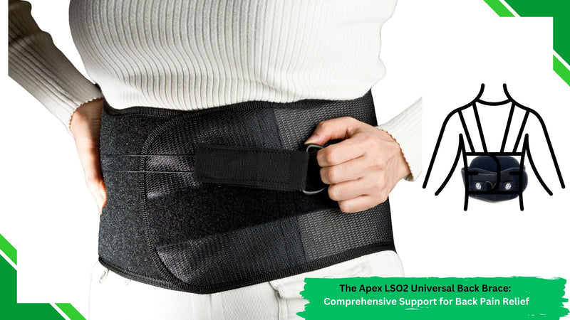 Apex LSO2 Back Brace for Lumbar Pain Relief and Spine Support ...