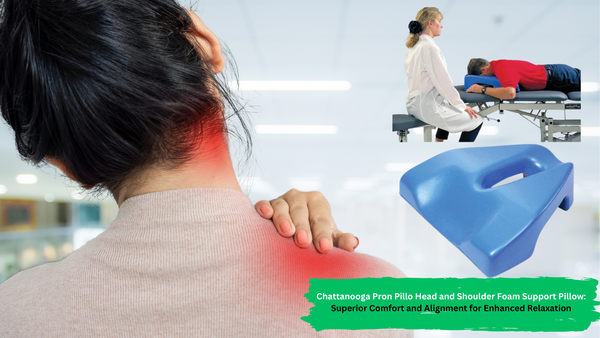 Chattanooga Pron Pillo Head and Shoulder Foam Support Pillow: Superior Comfort and Alignment for Enhanced Relaxation