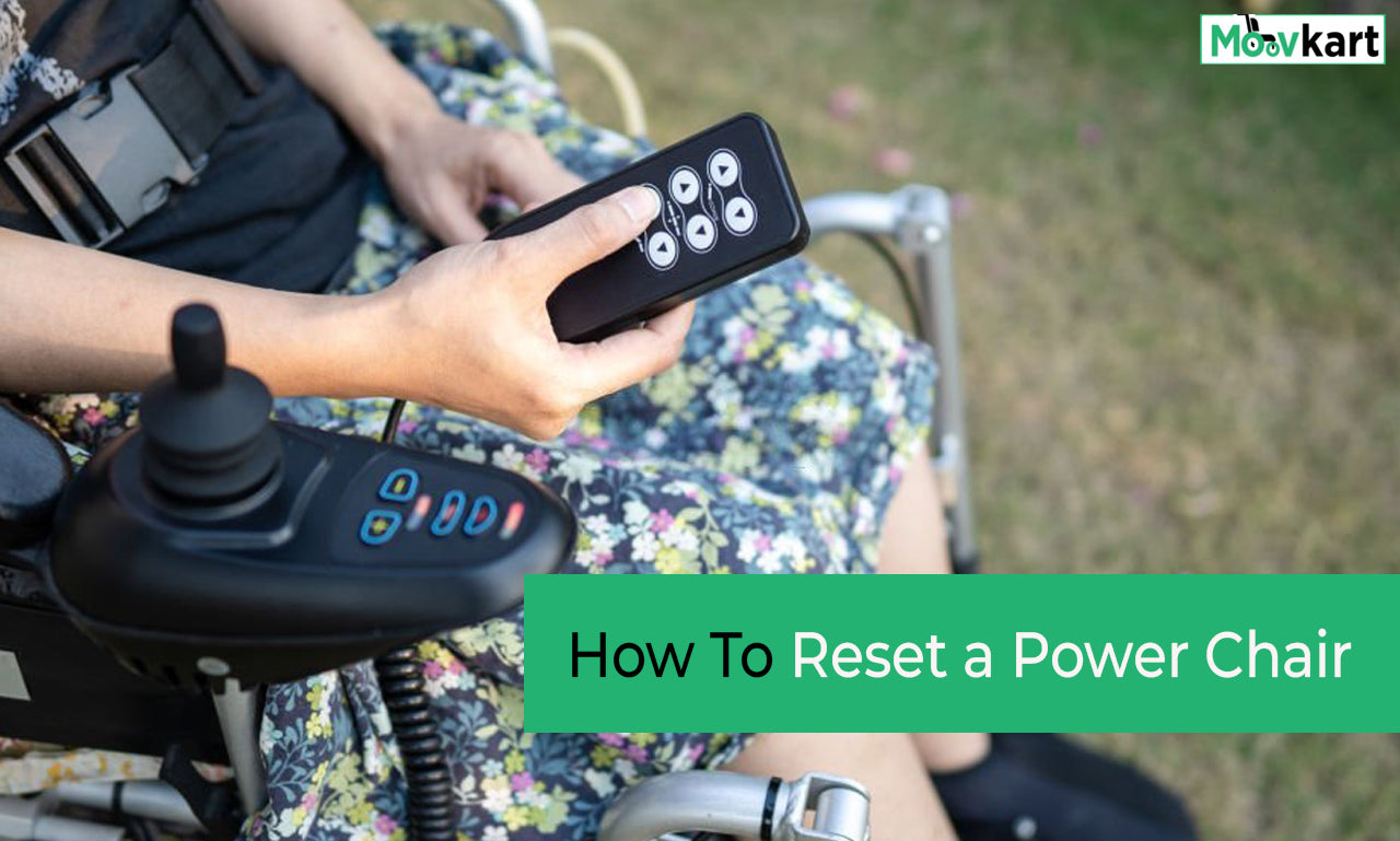electric wheelchair reset button location