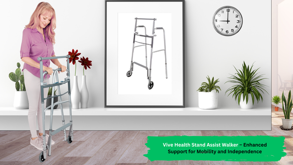 Vive Health Stand Assist Walker – Enhanced Support for Mobility and Independence