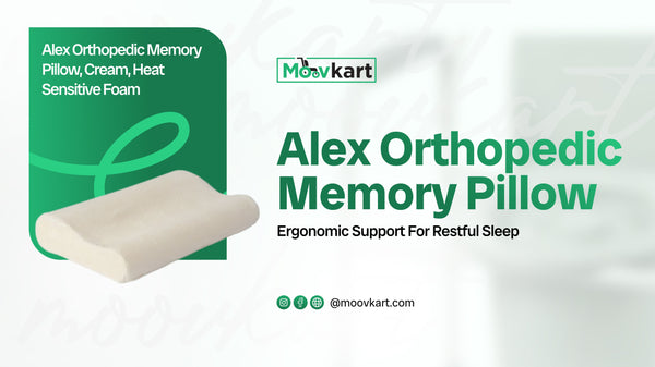 Alex Orthopedic Memory Pillow – Ergonomic Support for Restful Sleep