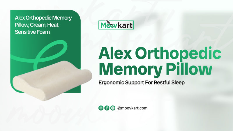 Alex Orthopedic Memory Pillow – Ergonomic Support for Restful Sleep