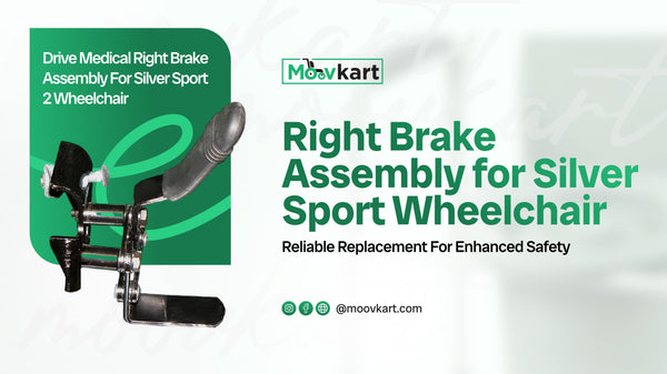 Right Brake Assembly for Silver Sport Wheelchair – Reliable Replacement for Enhanced Safety