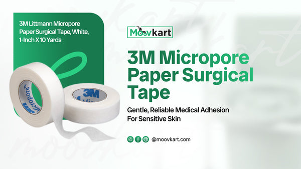 3M Micropore Paper Surgical Tape – Gentle, Reliable Medical Adhesion for Sensitive Skin