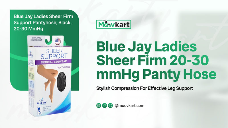Blue Jay Ladies Sheer Firm 20-30 mmHg Panty Hose: Stylish Compression for Effective Leg Support