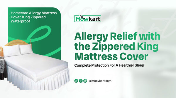 Allergy Relief with the Zippered King Mattress Cover – Complete Protection for a Healthier Sleep