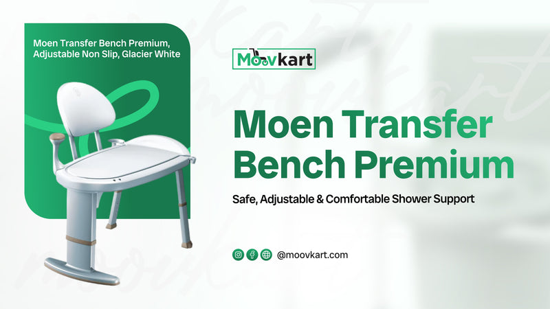 Moen Transfer Bench Premium – Safe, Adjustable, and Comfortable Shower Support