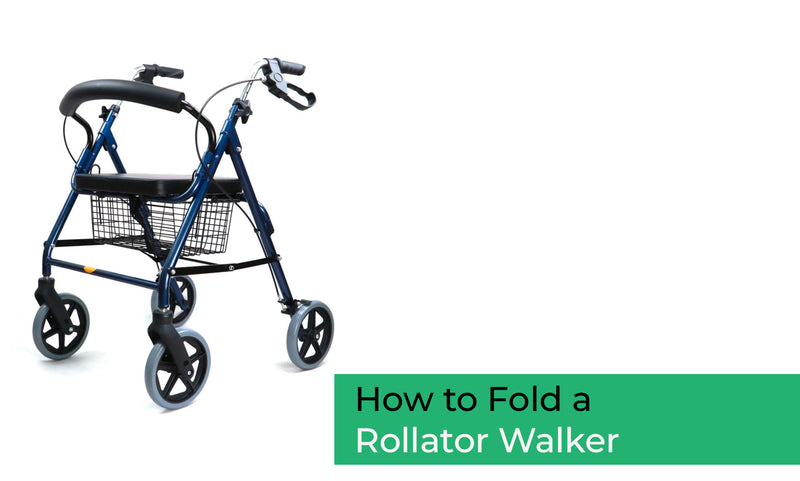 How to Fold a Rollator Walker | Follow Guide and Safety Tips - moovkart