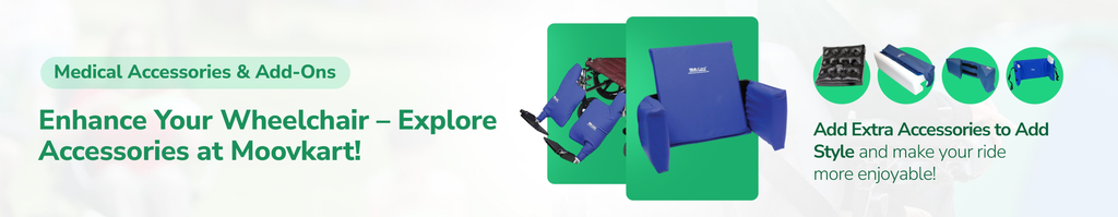 Enhance Your Wheelchair – Explore Accessories at Moovkart!