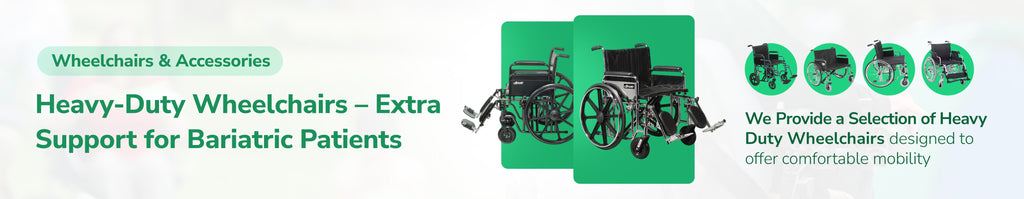 Heavy-Duty Wheelchairs – Extra Support for Bariatric Patients
