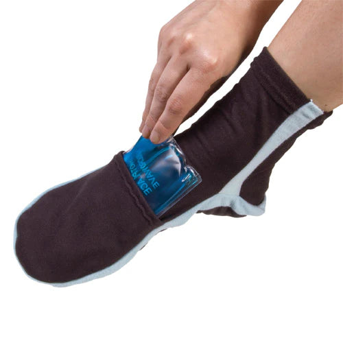 NatraCure Plantar Fasciitis Hot and Cold Therapy Socks Large and X-Large