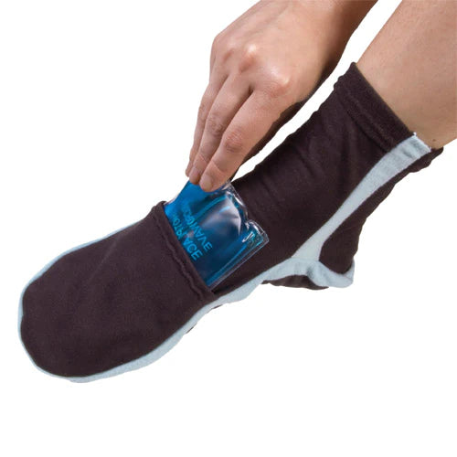 PediFix Cold Therapy Socks for effective foot pain relief, reduced from plantar fasciitis, strains, and sprains with cold therapy, Moovkart.