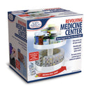 Revolving Medicine Center with 31 compartments for daily pill organization, Moovkart
