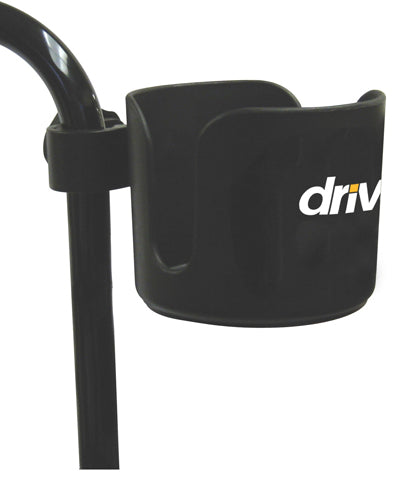 Drive Medical Cup Holder with durable clamp, fits wheelchairs, walkers and strollers securely, Moovkart