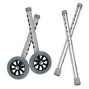 Drive Medical Walker Wheel Combo Kit with Tall Extension Legs for smoother navigation over surfaces, Moovkart