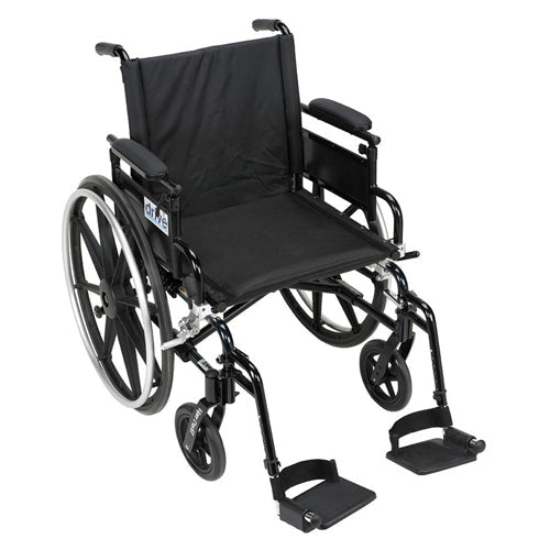 Drive Medical Viper Plus GT Wheelchair, 20-Inch Seat, Universal Armrests, Elevating Legrests, Moovkart