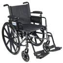 Drive Medical Cruiser X4 Wheelchair with adjustable arms and footrests, Moovkart