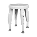 Fabrication Enterprises Non-Rotating Shower Stool with Adjustable Height