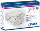 Drive Medical adjustable height bath chair with lightweight aluminum frame. Moovkart