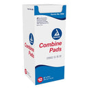Dynarex Sterile 8 x 7.5 Inch ABD Combine Pads for Surgical Sites and Large Wound Protection