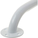 Drive Medical Grab Bar with Powder Coated Steel, Wall Mount Support, 250 Lbs Capacity, 12 Inch, White
