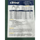 Drive Medical U-Sling with Head Support, Padded Polyester, 500 Lbs capacity, Large 38 x 69 Inches