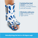 Darco Night Splint Velcro straps securing overnight pain relief, Moovkart