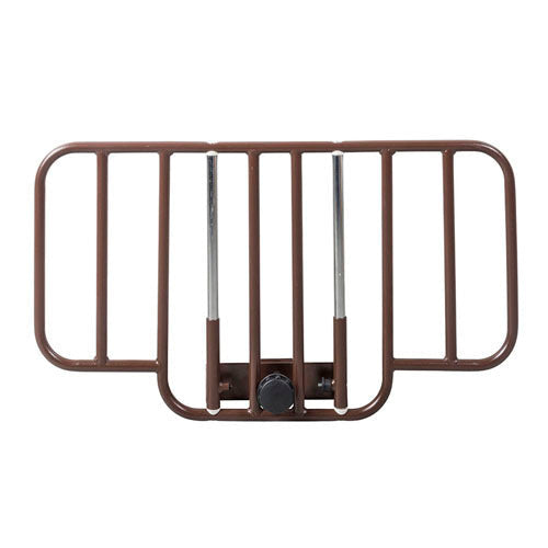 Drive Medical Lightweight Bariatric Half-Length Bed Rail, Steel construction, enhances safety and support, ideal for homecare use. Moovkart
