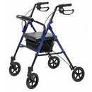 Graham Field Lumex Set N'Go Wide Rollator with Adjustable Height & Wide Seat for Comfort & Mobility, Moovkart.
