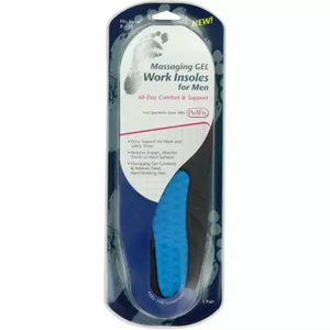 PediFix Massaging Gel Work Insoles for Men