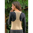 BSN Medical Cincher Female Back Support, Adjustable Posture Brace with Targeted Compression and Flexible Stays, Beige