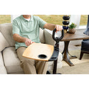 Stander Assist A Tray with Swivel Laptop or TV Tray, Cup Holder and Safety Handle, 16 x 18 Inches