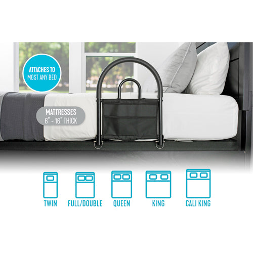 Stander Bed Rail Advantage Traveler, Portable, Fall Prevention with Padded Handle