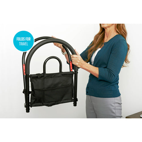 Stander Bed Rail Advantage Traveler, Portable, Fall Prevention with Padded Handle