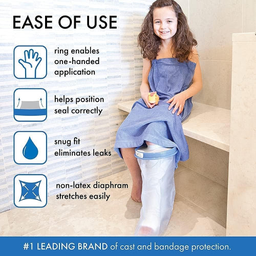 Seal-Tight Original Cast Protector, Pediatric Medium Leg, 17 Inches