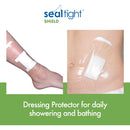 Seal-Tight Shield Dressing and Wound Protector, 5 x 8 Inches, Pack of 5