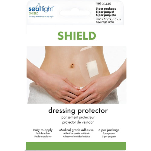 Seal-Tight Dressing And Wound Protector Shield, Pack Of 5