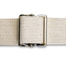 NYOrtho Gait Belt with Metal Buckle 2 x 60 Inches, Beige Cotton Webbing