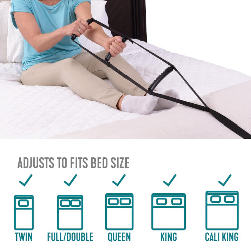 Stander BedCaddie, Bed Ladder Assist Handle, Sit Up Helper with Adjustable Length