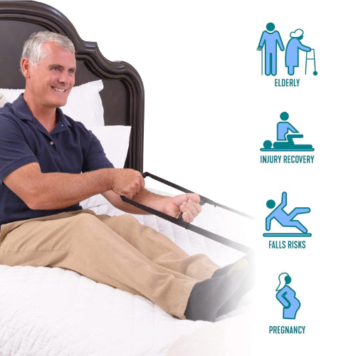Stander BedCaddie, Bed Ladder Assist Handle, Sit Up Helper with Adjustable Length