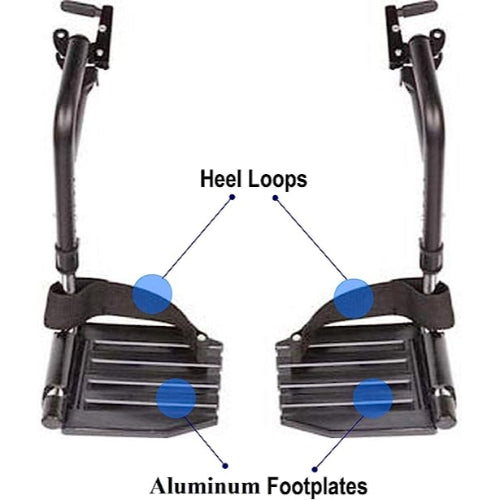 Leg Protector Pair for Wheelchair Legrests