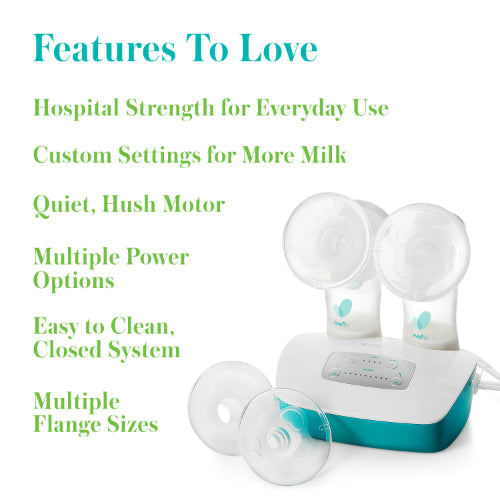 evenflo deluxe advanced double electric breast pump Evenflo Advanced Double Electric Breast Pump | Quiet & Portable