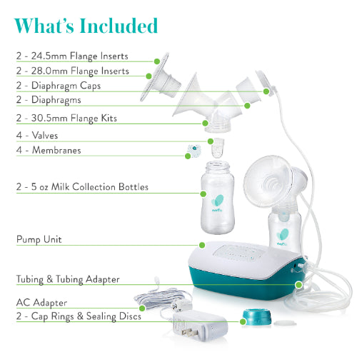 advanced double electric breast pump evenflo Evenflo Advanced Double Electric Breast Pump | Quiet & Portable