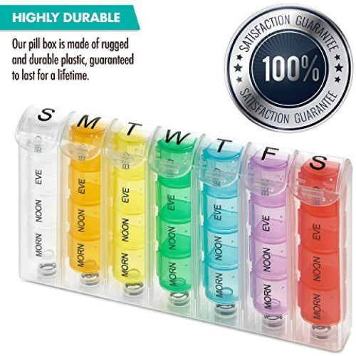 North American Health & Wellness Pop-Up Weekly Pill Organizer