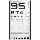 Graham Field Pocket Eye Test Chart with Clear Print for Visual Acuity at 14 Inch Distance, Each