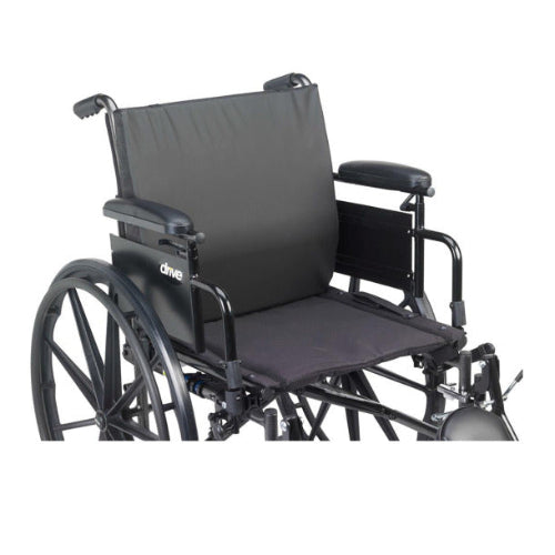 Wheelchair Back Cushion 20x17 General Use with Lumbar Support