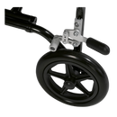 Drive Medical Fly Lite Transport Chair, Black, 19 Inches Seat Width